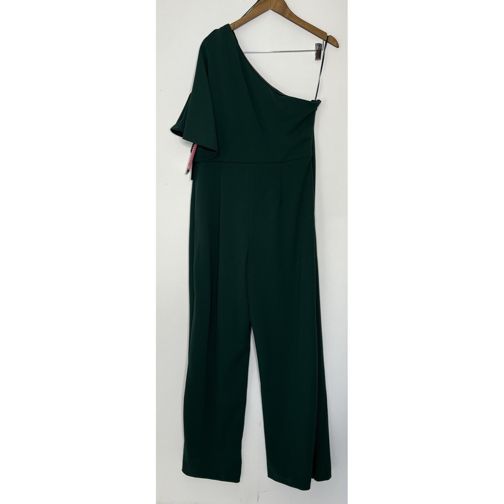 Nwt Adrianna Papell Womens Size 14 Special Occasion Emerald Green Evening Jump